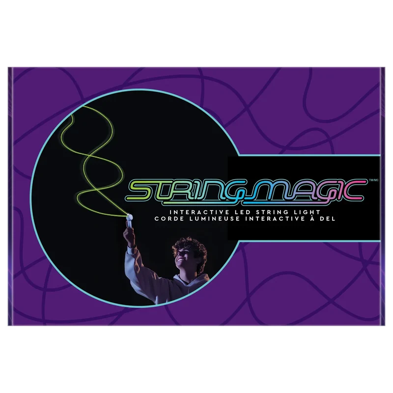 STRING MAGIC - Paquet de 2 Cordes Lumineuses Interactives à DEL