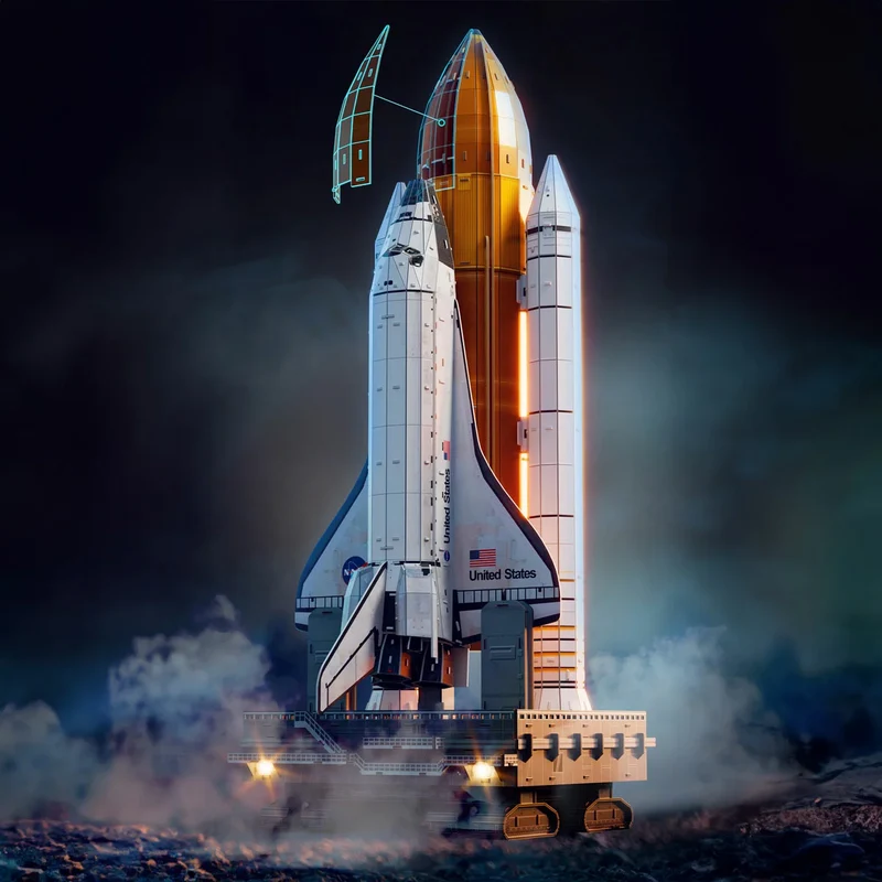 4D BUILD - Maquette-Puzzle 3D Navette Spatiale