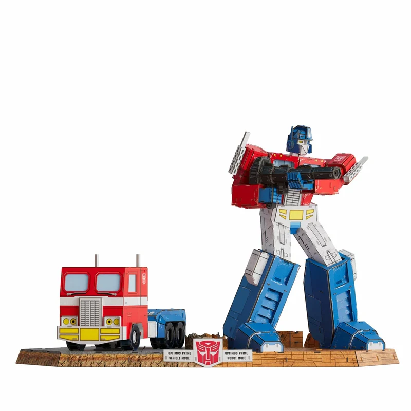 4D BUILD - Maquette-Puzzle 3D Optimus Prime Transformers