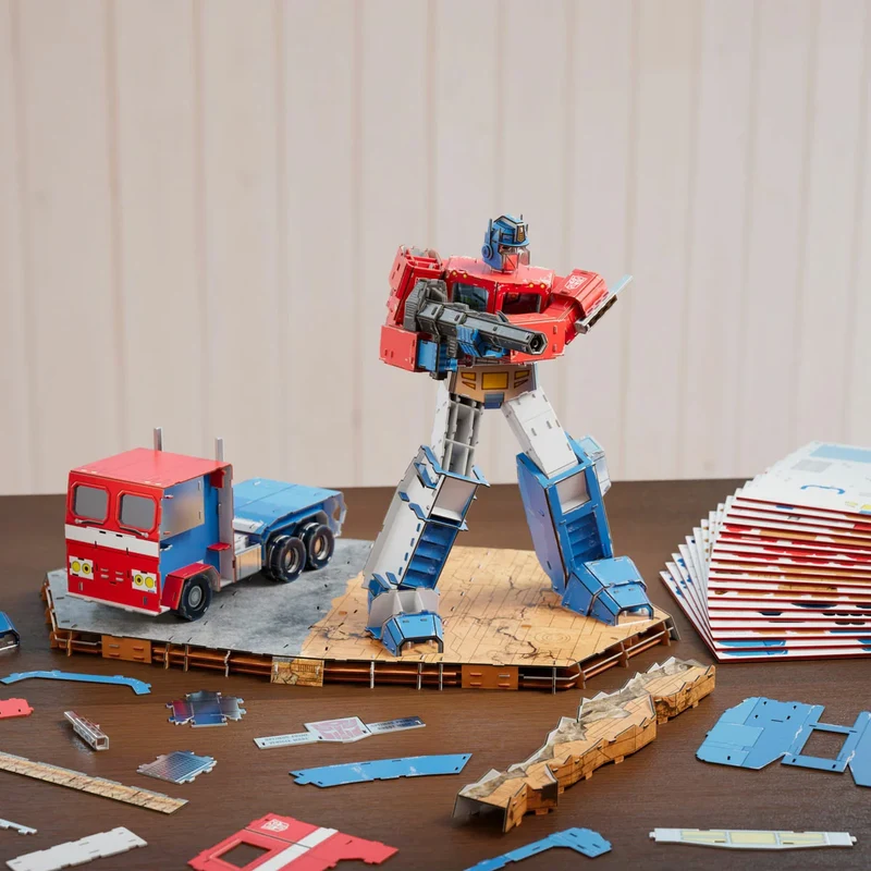 4D BUILD - Maquette-Puzzle 3D Optimus Prime Transformers