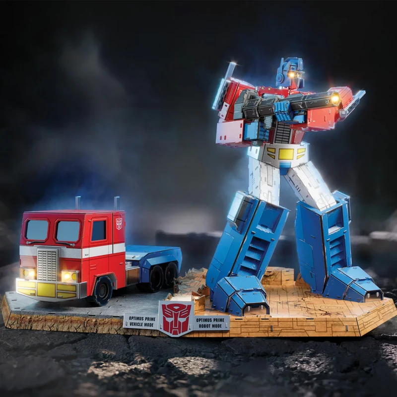4D BUILD - Maquette-Puzzle 3D Optimus Prime Transformers