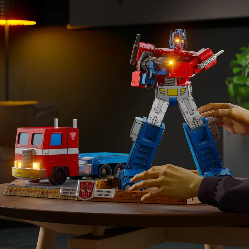 4D BUILD - Maquette-Puzzle 3D Optimus Prime Transformers