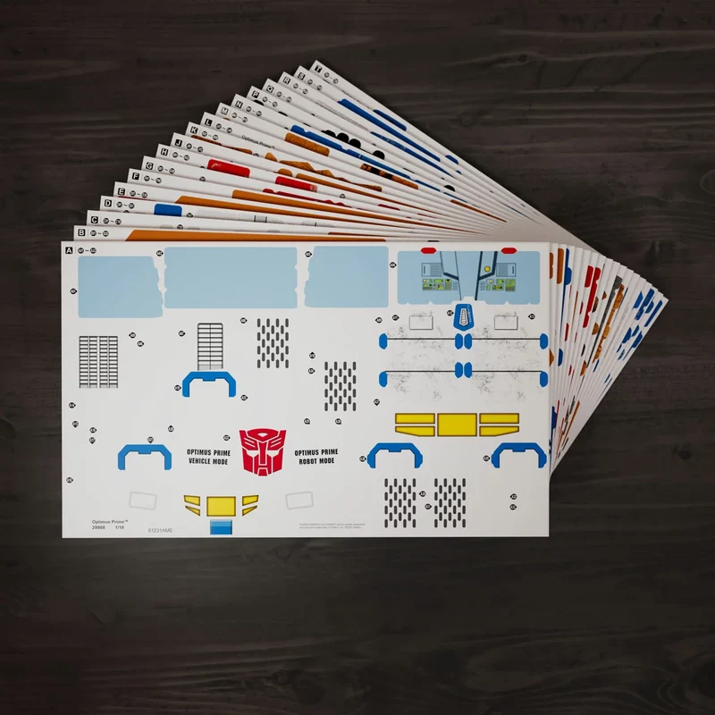 4D BUILD - Maquette-Puzzle 3D Optimus Prime Transformers