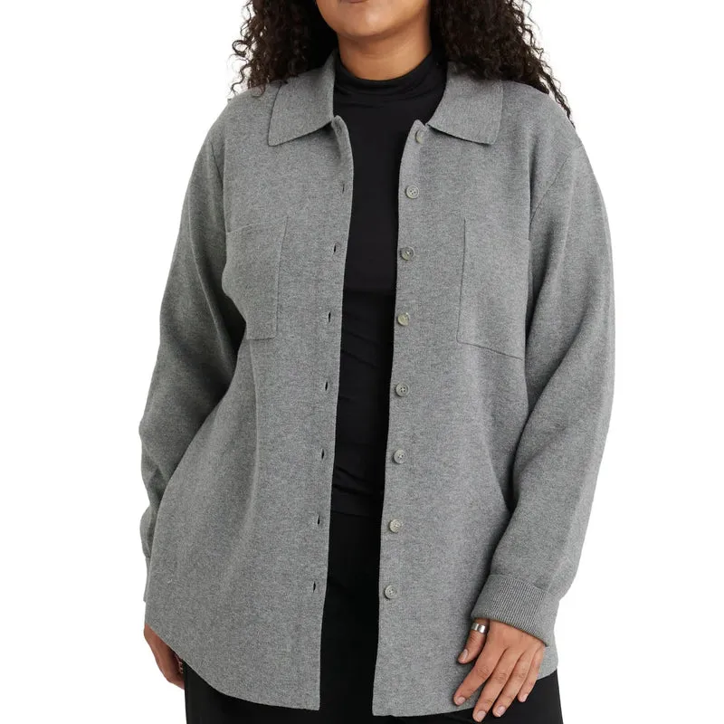 COMO VINTAGE - Veste-Chemise en Tricot Pour Femme