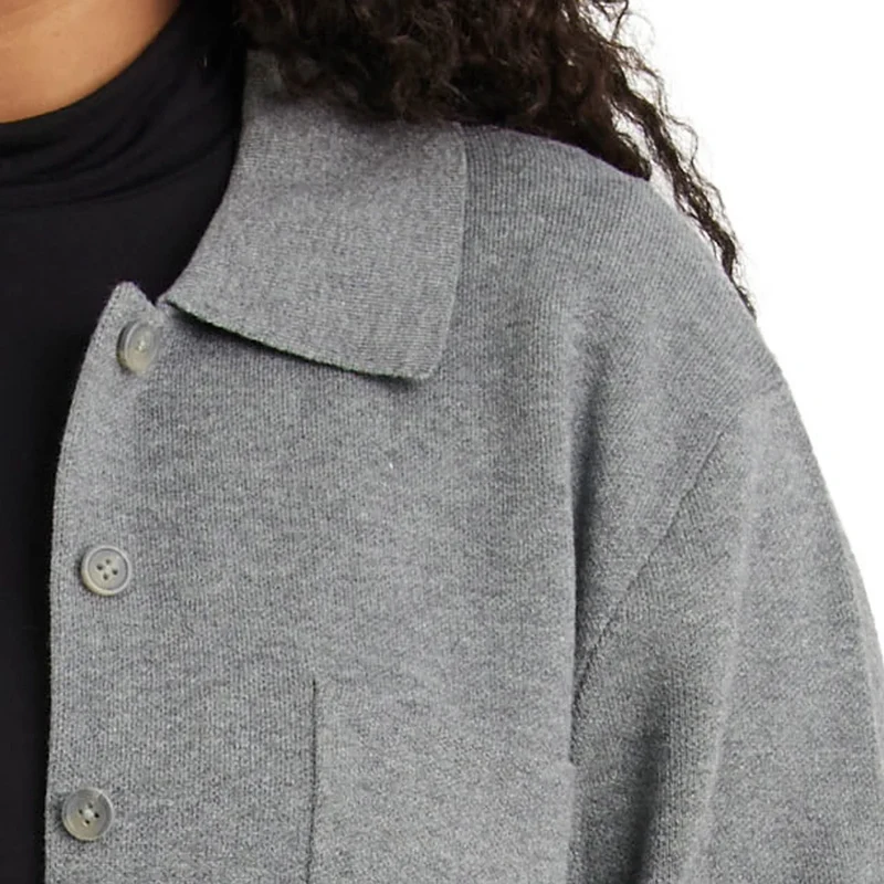 COMO VINTAGE - Veste-Chemise en Tricot Pour Femme