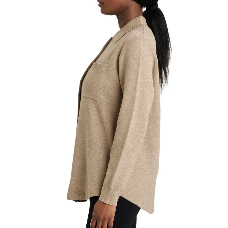 COMO VINTAGE - Veste-Chemise en Tricot Pour Femme
