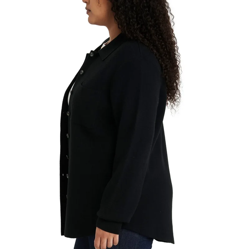 COMO VINTAGE - Veste-Chemise en Tricot Pour Femme