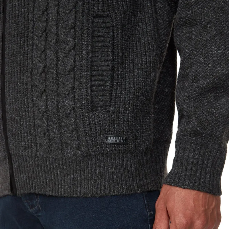BUFFALO - Pull en Tricot à Fermeture Éclair pour Homme