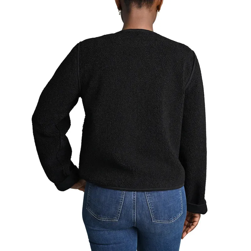 BRIGGS - Veste en Sherpa Réversible pour Femme