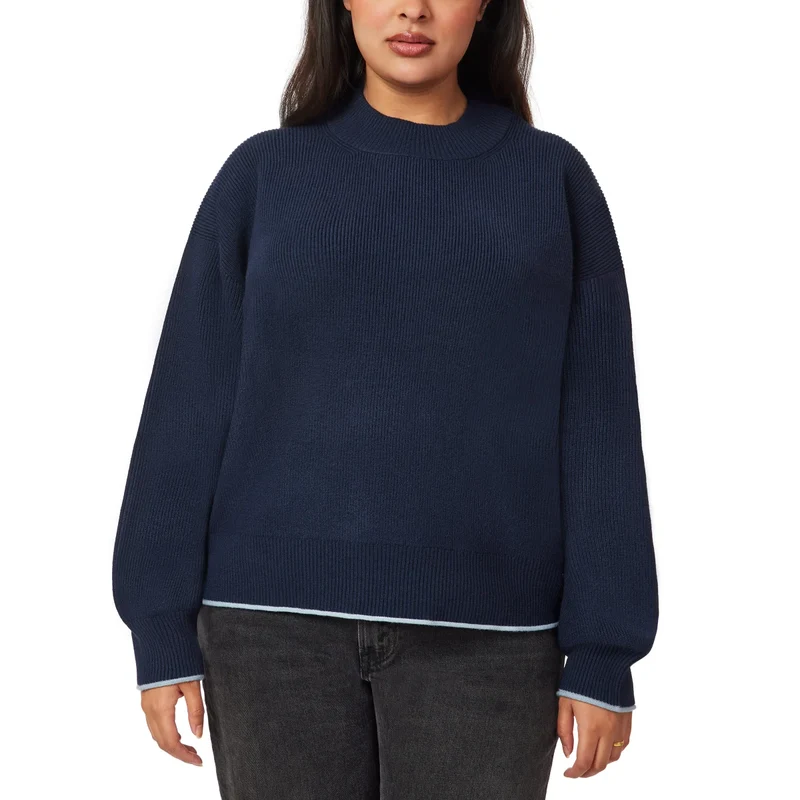 SCOTCH & SODA - Chandail Côtelé à Col Montant pour Femme