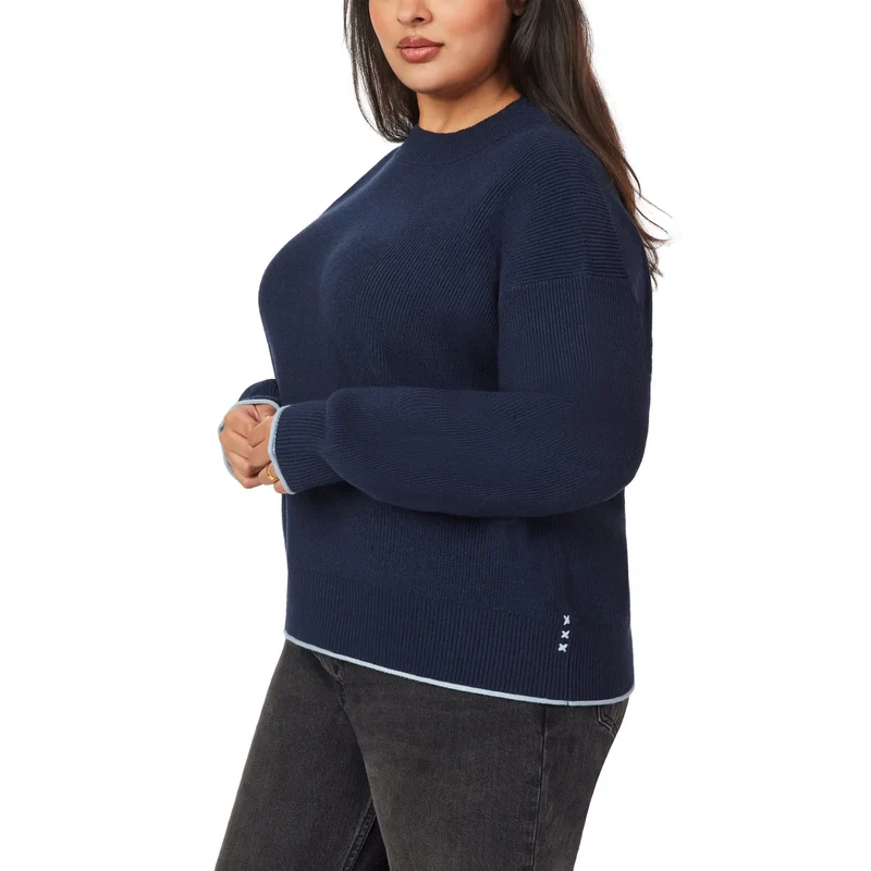 SCOTCH & SODA - Chandail Côtelé à Col Montant pour Femme