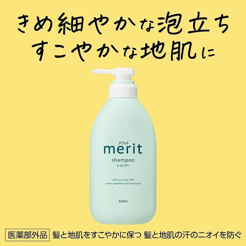 Merit Shampoo Pump Hair Care 520g for Healthy Scalp & Soft Hair