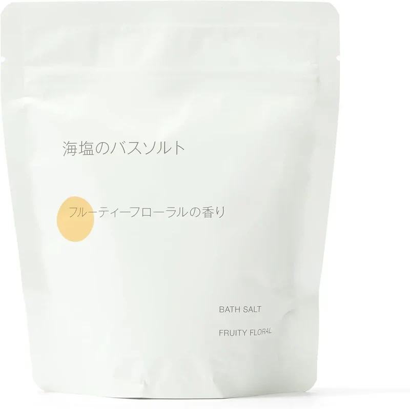 Muji Sea Salt Bath Soak Fruity Floral Aroma 12.2 oz