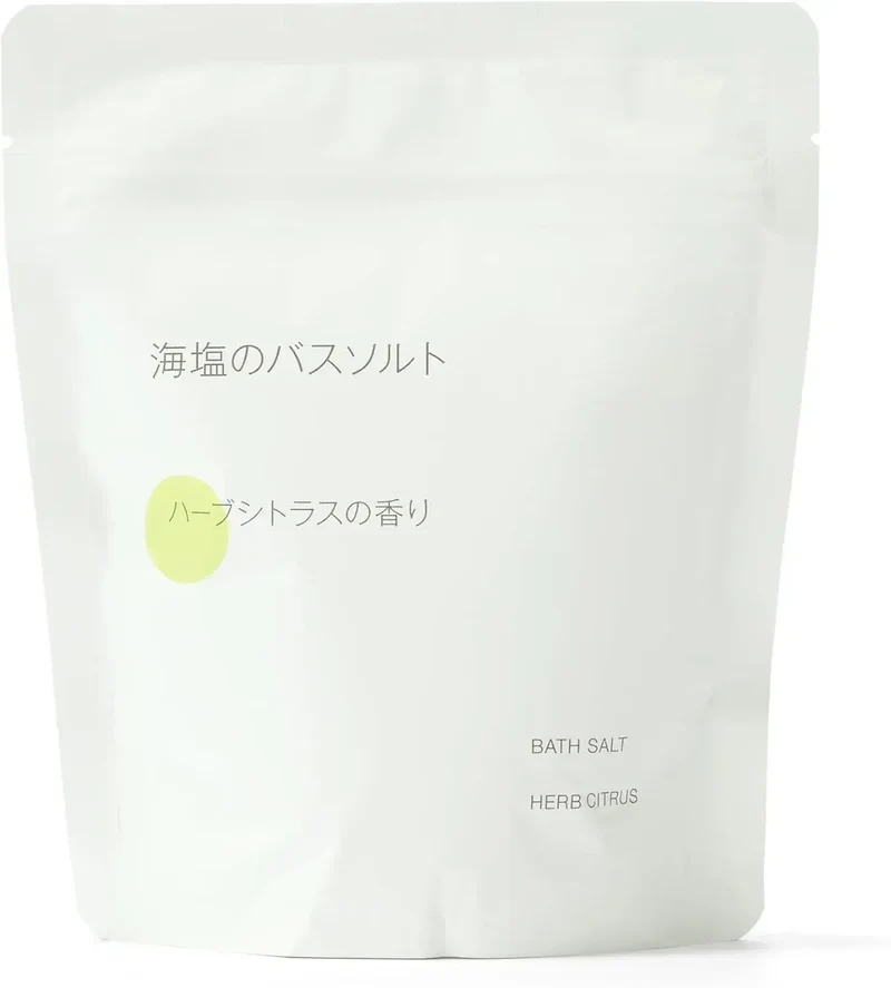 Muji Sea Salt Bathing Salt Herbal Citrus Scent 12.2 oz