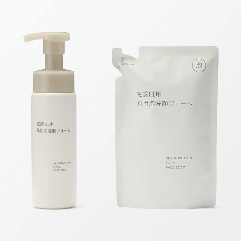 Muji Sensitive Skin Medicated Foaming Face Wash 200mL