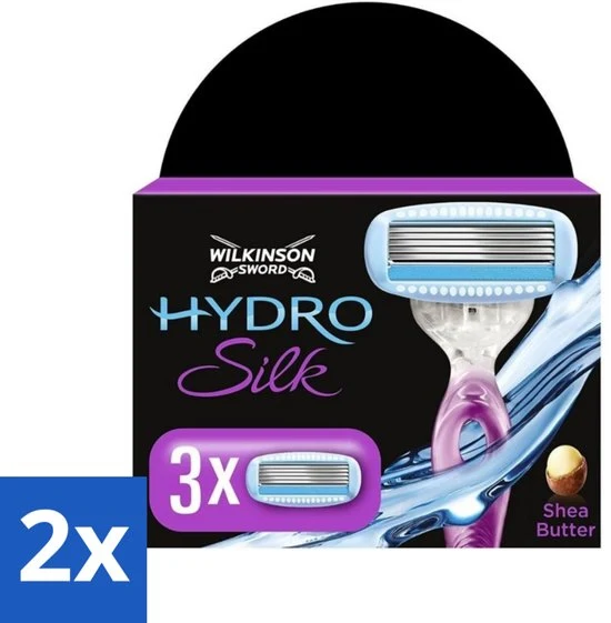 Wilkinson Scheermesjes Hydro Silk Hydraterende Technologie 2 pakket van 3