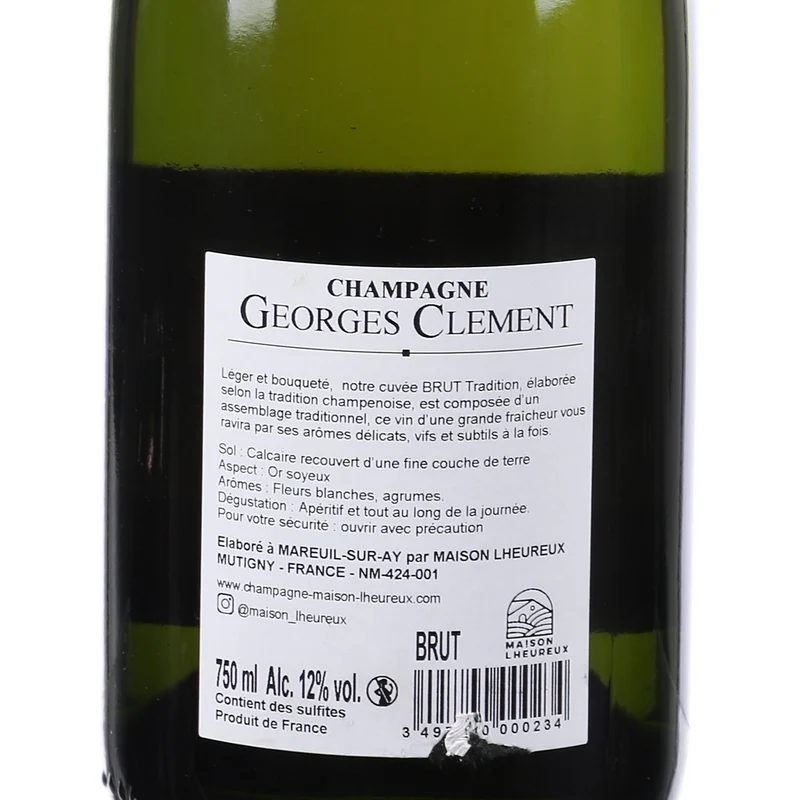 Champagne brut Georges Clement