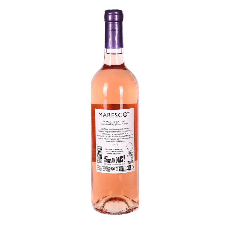 MARESCOT IGP COMTE TOLOSAN 2022 ROSE 12,5%
