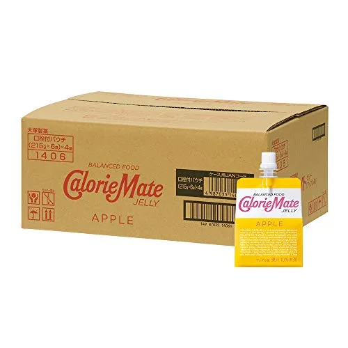 Otsuka Calorie Mate Jelly Apple Flavor 215g x 24 bags