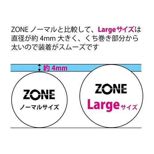 ZONE condom Lsize 6 pieces