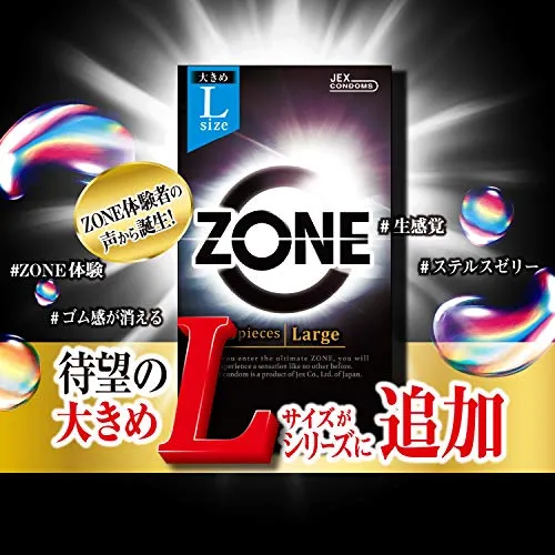 ZONE condom Lsize 6 pieces