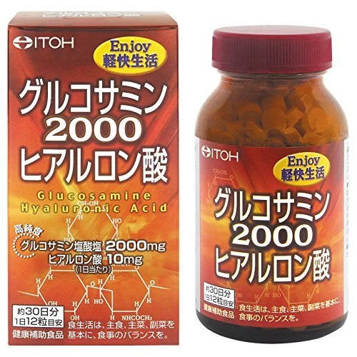 ITOH Glucosamine 2000 Hyaluronic 30 days 300mgX360 capsules