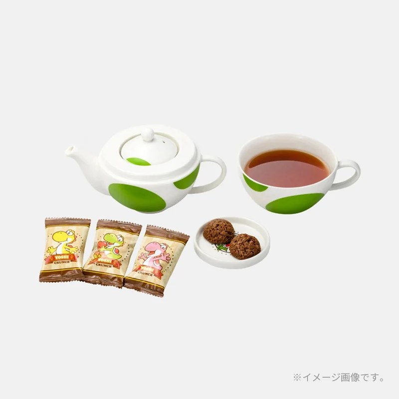 Super Mario Yoshi Teapot & Cup Set Porcelain Nintendo TOKYO
