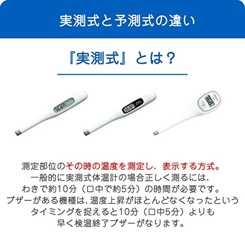 OMRON Electronic Thermometer Speed Thermometer 15-second Prediction Ken-on-kun MC-688 White