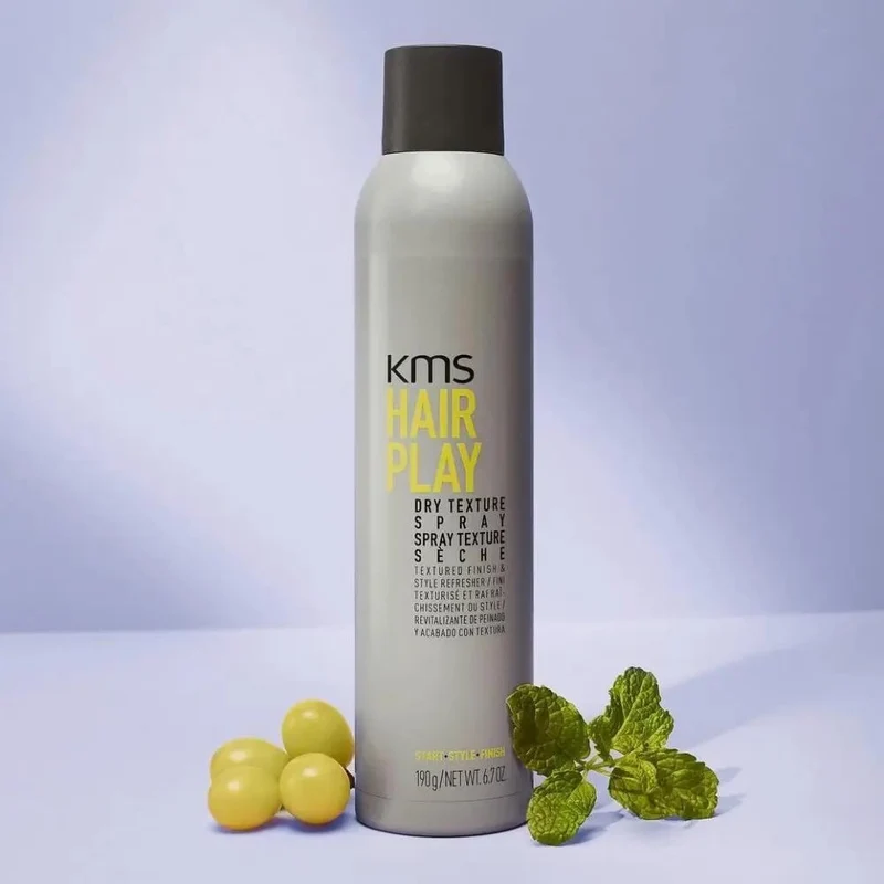 Spray texture sèche "HairPlay Dry Texture Spray" - Spray multi-usage pour cheveux lisses à ondulés (182g/6.4oz)