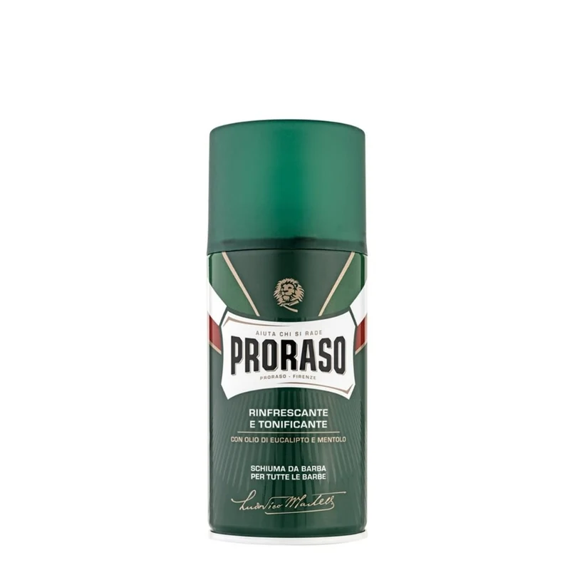 Mousse à raser "Refreshing" à l'huile d’eucalyptus et au menthol – Pour tous les types de barbe et de peau