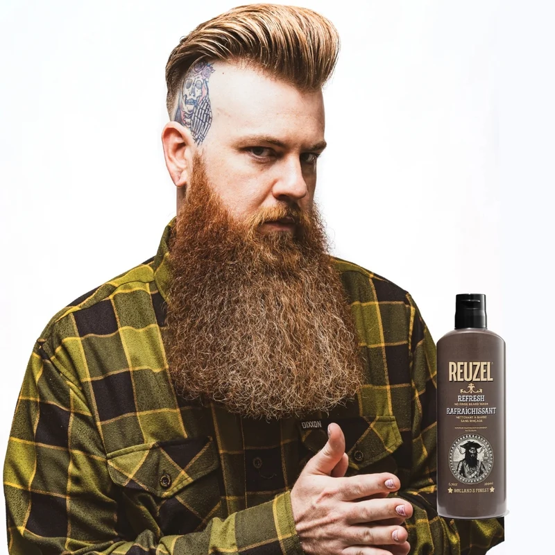 Nettoyant à barbe sans rinçage "Refresh"