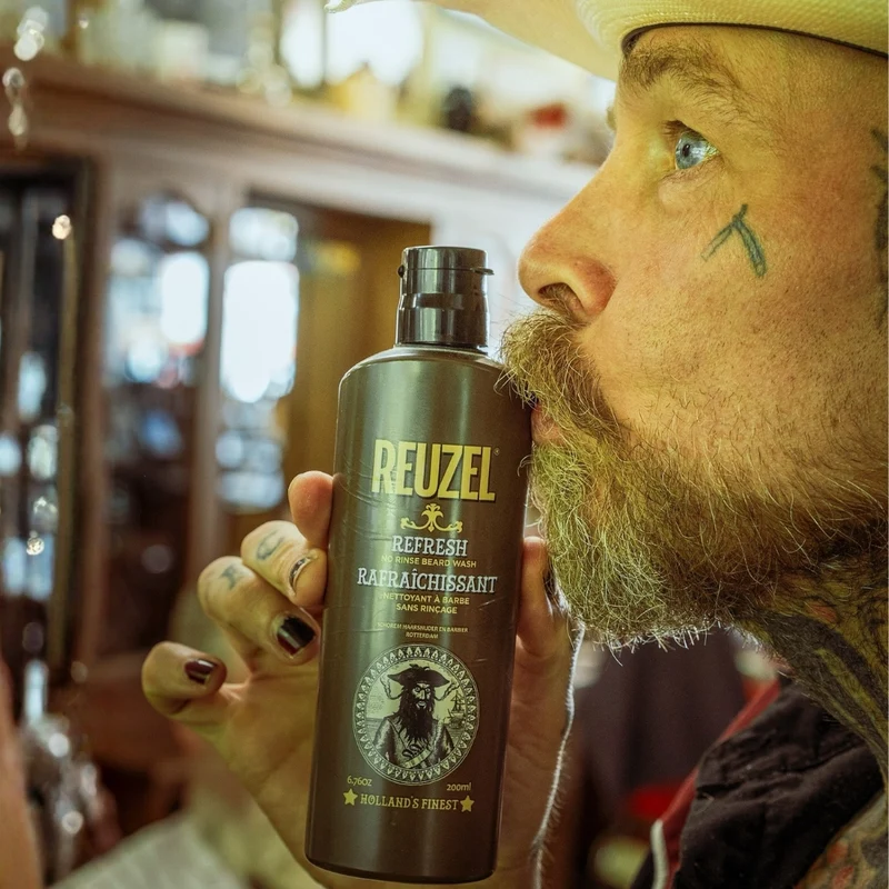 Nettoyant à barbe sans rinçage "Refresh"