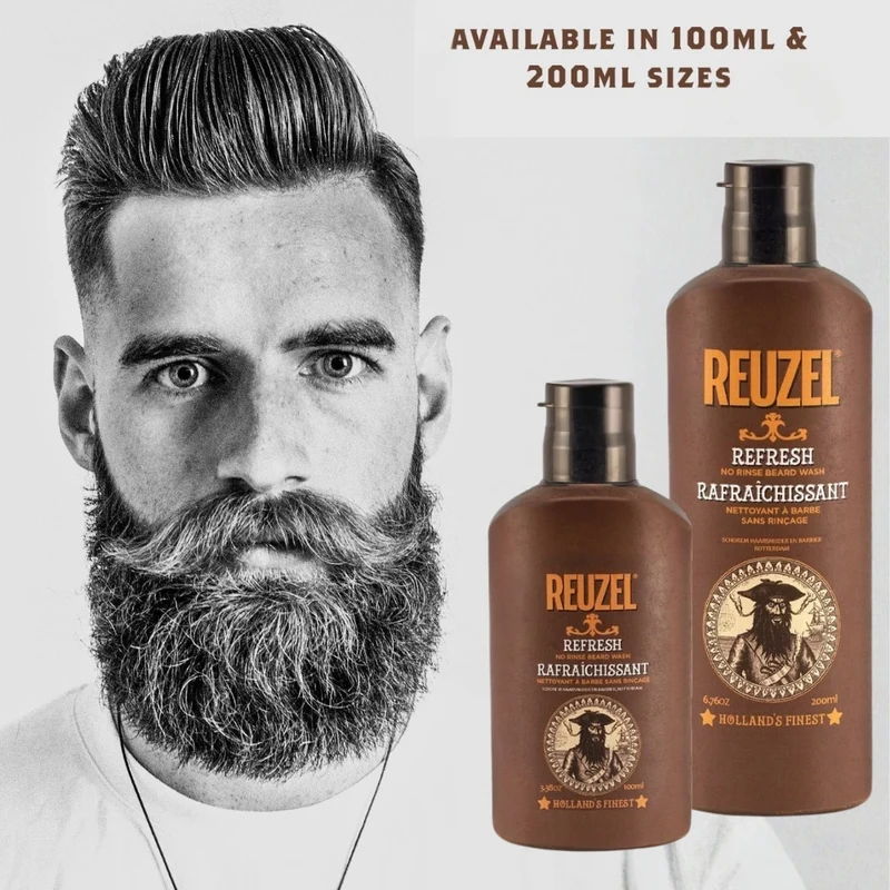 Nettoyant à barbe sans rinçage "Refresh"