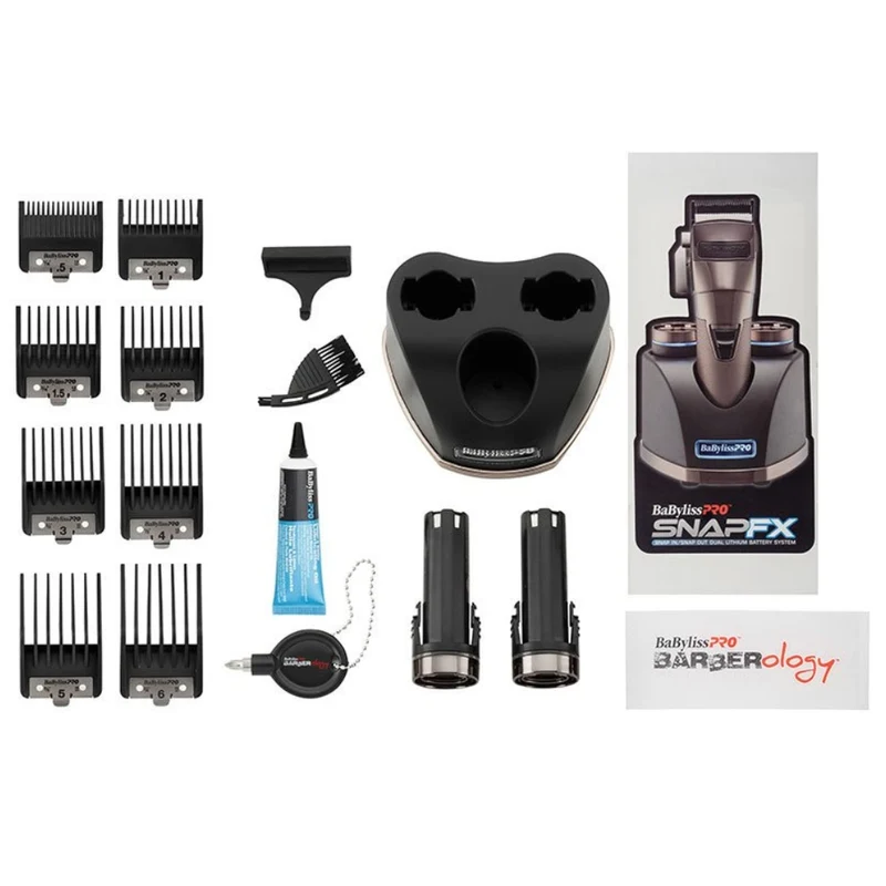 Tondeuse sans fil SnapFX avec système de double batterie au lithium Snap FX890 - Noir