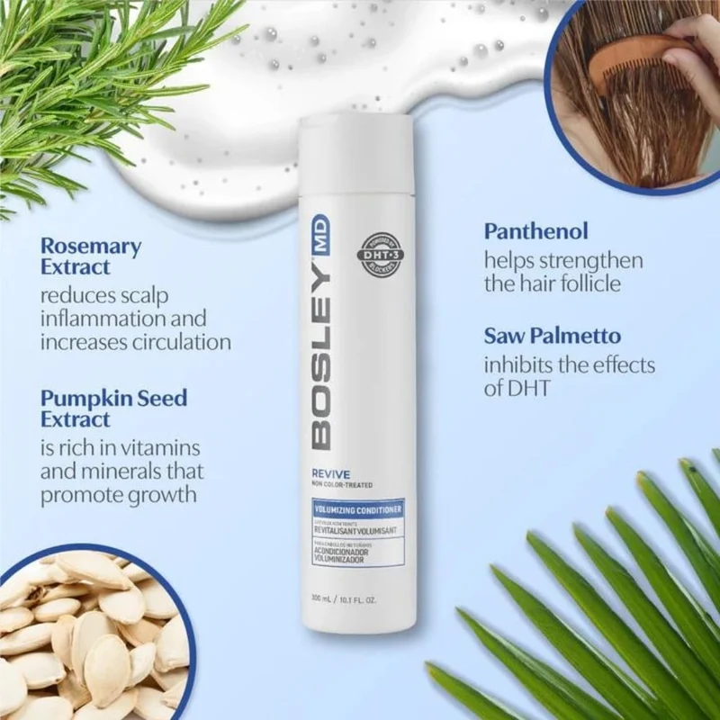 Revitalisant volumisant "BosRevive" - Pour cheveux visiblement clairsemés, naturels, non teints