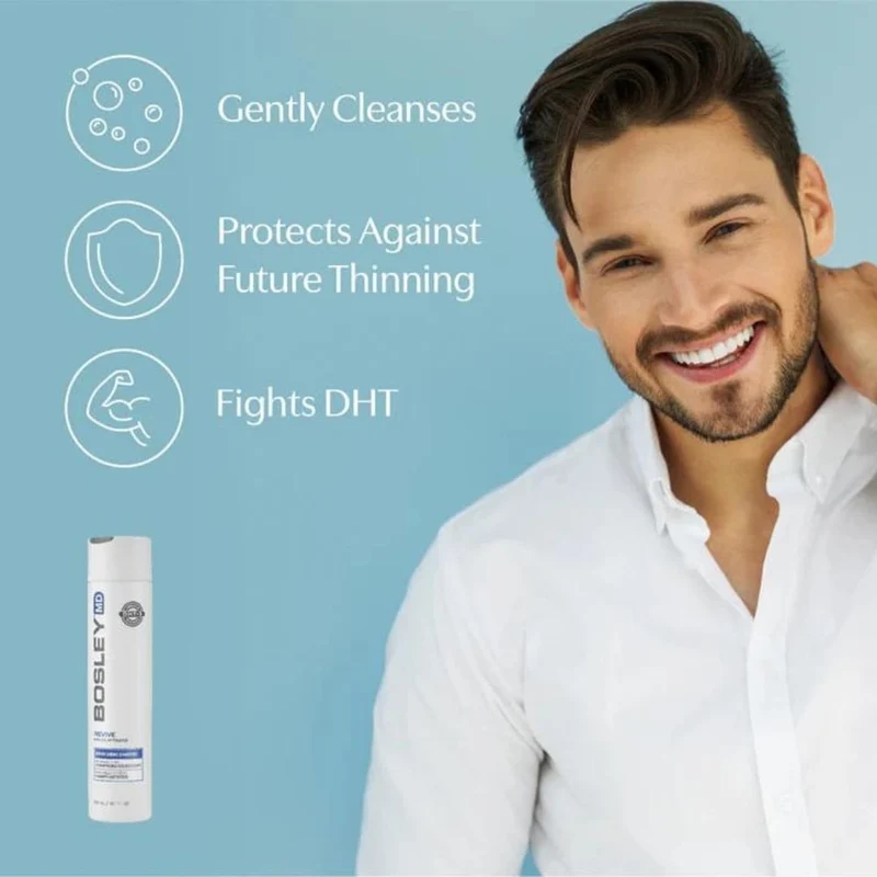 Shampoing nourrissant "BosRevive" - Pour cheveux visiblement clairsemés, naturels, non teints