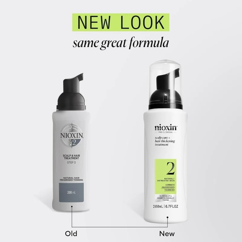 Traitement épaississant sans rinçage cheveux + cuir chevelu Système 2 - Pour cheveux naturels avec chute avancée