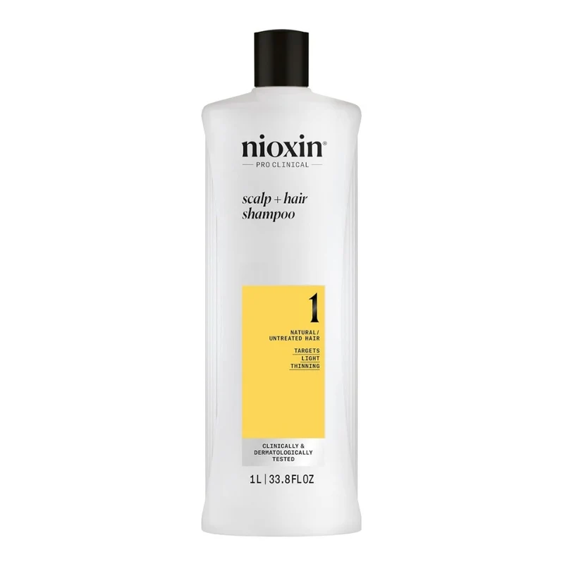 Shampoing cheveux + cuir chevelu Système 1 - Pour cheveux naturels avec chute modérée