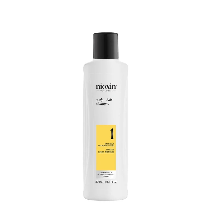 Shampoing cheveux + cuir chevelu Système 1 - Pour cheveux naturels avec chute modérée
