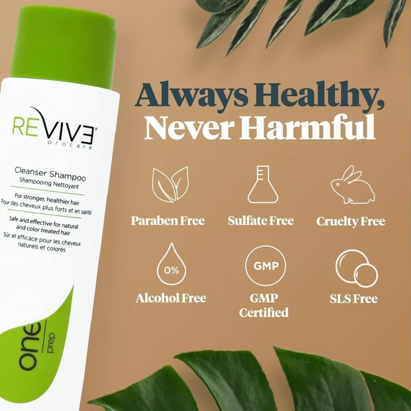 Shampoing nettoyant "Prep" favorise une croissance saine des cheveux - Pour tous types de cheveux clairsemés