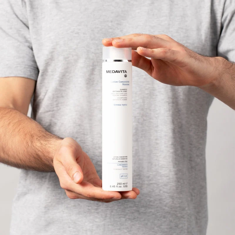 Shampoing énergisant pour homme Lotion Concentrée - Réduis et préviens la chute de cheveux