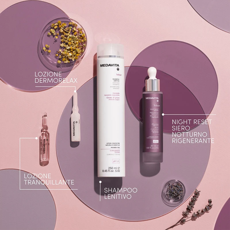 Shampoing apaisant "Velour" - Pour cuir chevelu sensible