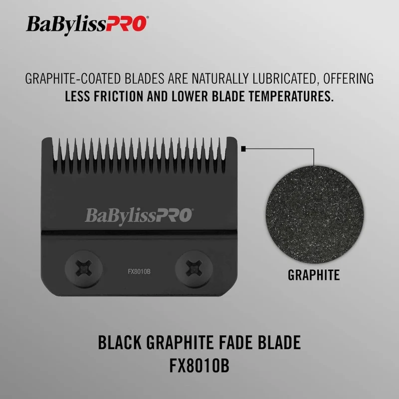 Lame de rechange pour tondeuse FX870, Lame pour dégradé FX8010B Graphite - Noir