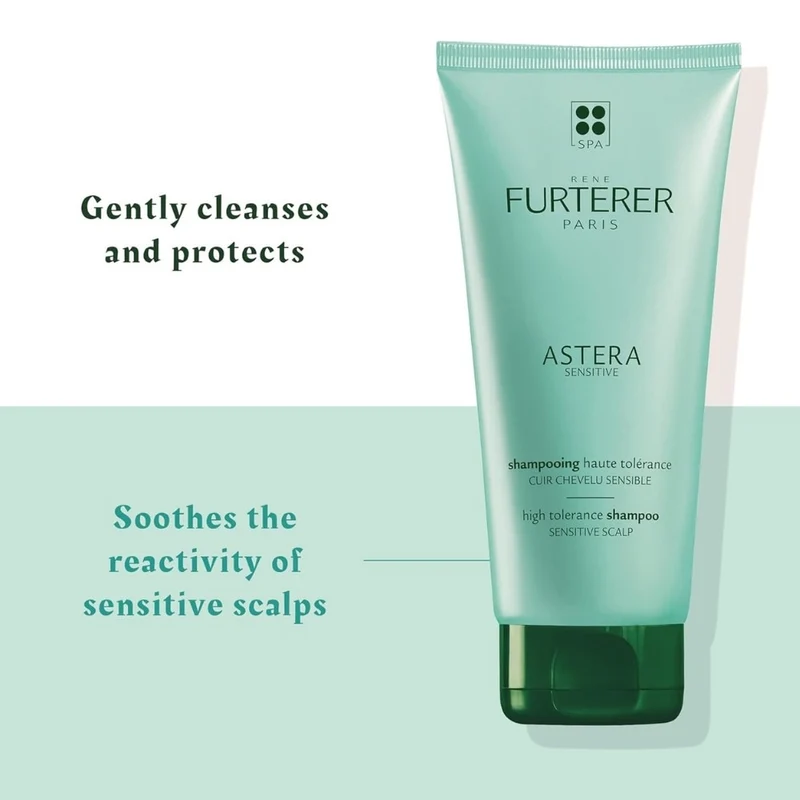 Shampoing dermo-protecteur haute tolérance "Astera Sensitive" hypoallergénique - Pour cuir chevelu sensible