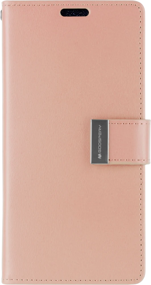 Goospery Rich Diary Case for iPhone 7/8/SE 2020/ SE 2022 - Rose Gold
