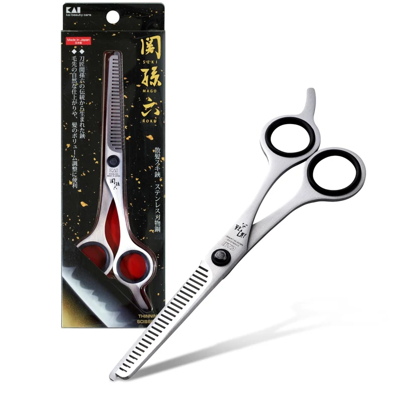 KAI Seki Magoroku All-Stainless Hair Thinning Scissors HC3519