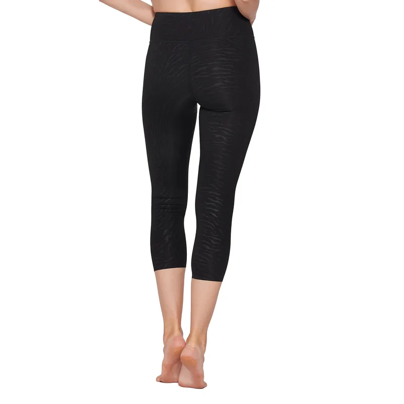 AURUM - Legging de Compression en Relief 3/4 pour Femme