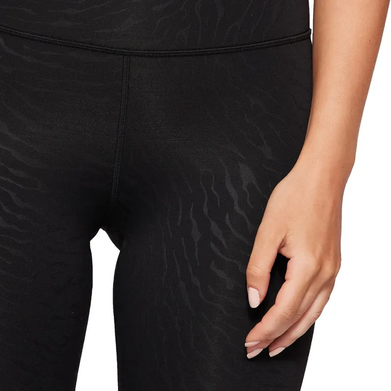 AURUM - Legging de Compression en Relief 3/4 pour Femme