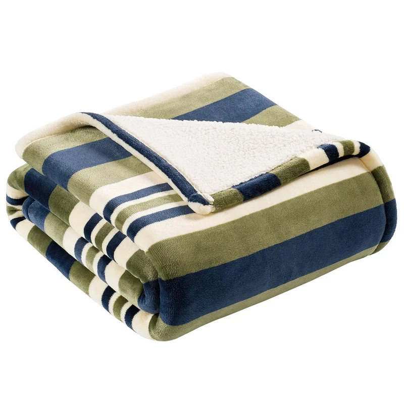 TOMMY HILFIGER - Jeté en Sherpa Moelleux de Luxe