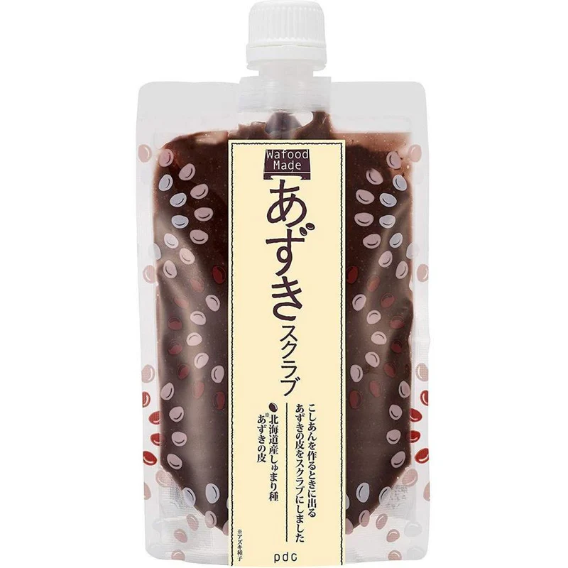 PDC Wafood Red Azuki Beans Facial Scrub 170g for Skin Exfoliation